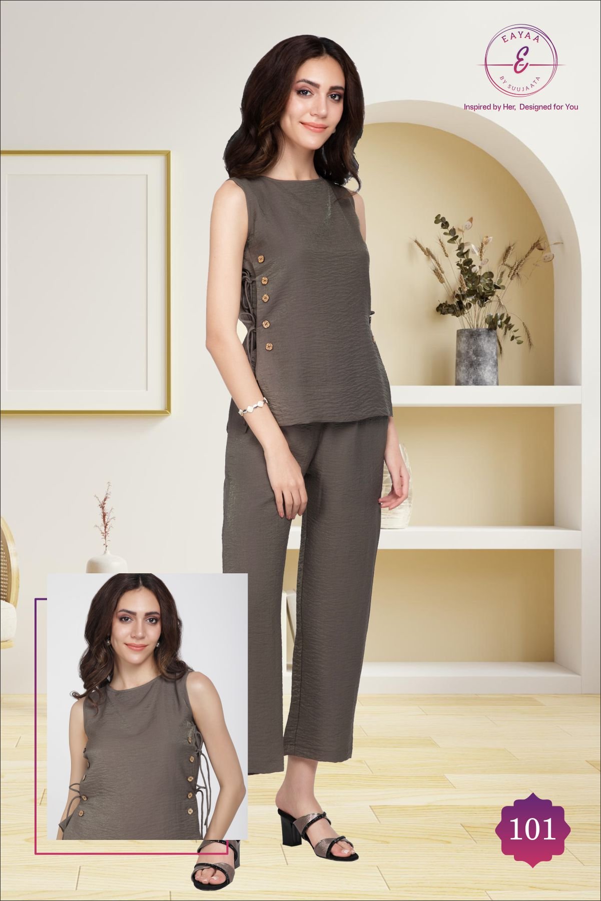 Olive Green 2-Piece Co-ord Set